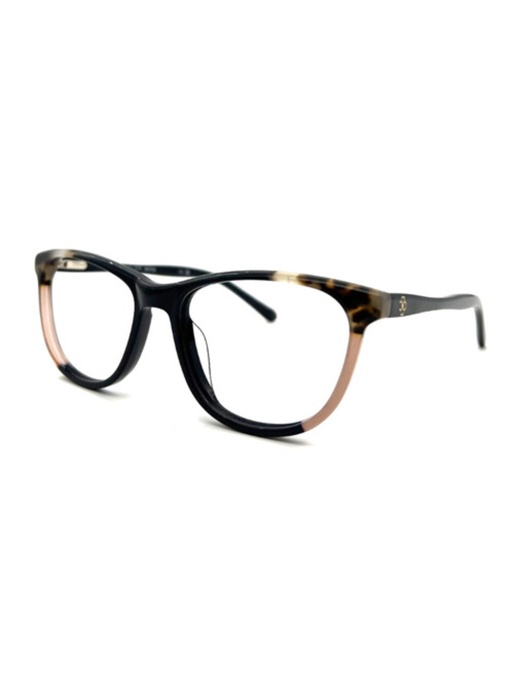 Ann Taylor ATP823 C01 Dark Black Multi Square Eyeglass Frames 50-16-132